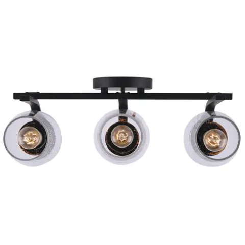 Discount Patriot Lighting® Kari Matte Black 3-Light Vanity Light
