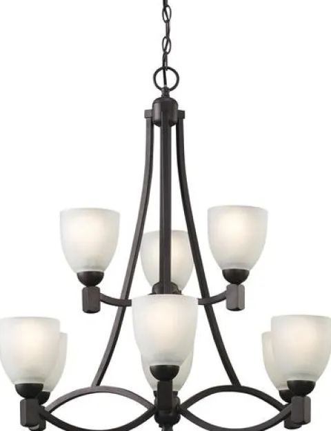 Discount Patriot Lighting® Grenadier 9-Light Oil-Rubbed Bronze Chandelier