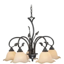 Discount Patriot Lighting® Vine Oil Sale 5 Light Chandelier