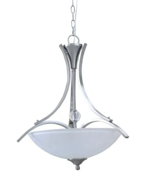 Discount Patriot Lighting® Chantelle 3 Light Satin Nickel Pendant