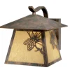 Discount Patriot Lighting® Whitebark Olde World Patina Outdoor Wall Light