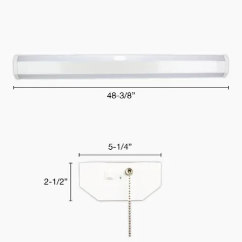 Discount Patriot Lighting® 3000 Lumen 48″ Cream Integrated Led Dual Wrap Light