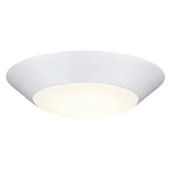 Discount Patriot Lighting® Gabbie White Integrated Led Flush Mount Ceiling Light – 6 Pack