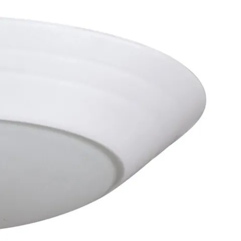 Discount Patriot Lighting® Gabbie White Integrated Led Flush Mount Ceiling Light – 6 Pack