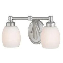 Discount Patriot Lighting® Olympia Satin Nickel 2-Light Vanity Light