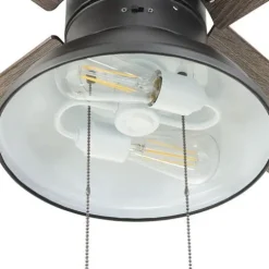 Discount Patriot Lighting® Amanda 48″ Matte Black Indoor Led Ceiling Fan