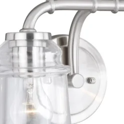 Discount Patriot Lighting® Toledo Satin Nickel 2 Light Vanity Light