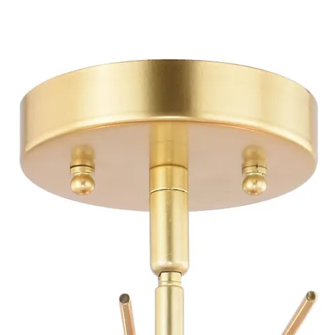Discount Patriot Lighting® Nikko Gold Semi-Flush Mount Ceiling Light