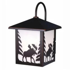 Discount Patriot Lighting® Moose Burnished Bronze Outdoor Wall Light