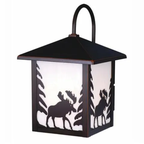 Discount Patriot Lighting® Moose Burnished Bronze Outdoor Wall Light