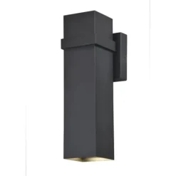 Discount Patriot Lighting® Lavage Textured Black Led Outdoor Wall Light