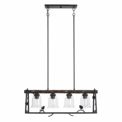 Discount Patriot Lighting® Spruce Black Walnut 4-Light Island Light