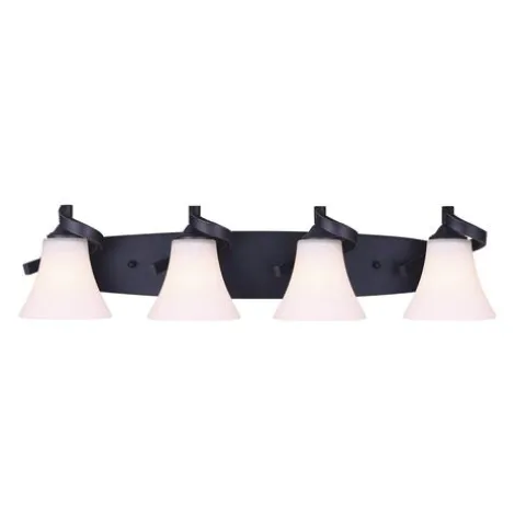 Discount Patriot Lighting® Dee Rubbed Antique Bronze 4-Light Vanity Light