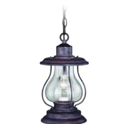 Discount Patriot Lighting® Portage Weathered Pantina 8″ Outdoor Pendant Light