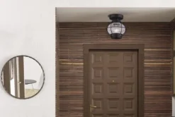 Flash Sale Patriot Lighting® Potter Oil-Rubbed Bronze 1-Light Flush Mount Ceiling Light