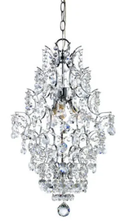 Flash Sale Patriot Lighting® Elegant Home Kirsten 3-Light Crystal Chandelier