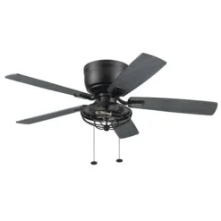 Flash Sale Patriot Lighting™ Annetta 52″ Matte Black Led Indoor/Outdoor Ceiling Fan