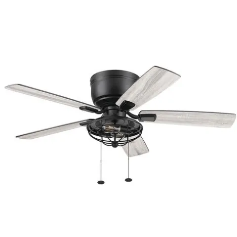 Flash Sale Patriot Lighting™ Annetta 52″ Matte Black Led Indoor/Outdoor Ceiling Fan