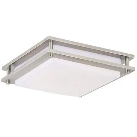 Flash Sale Patriot Lighting® Horizon Satin Nickel Flush Mount Ceiling Light