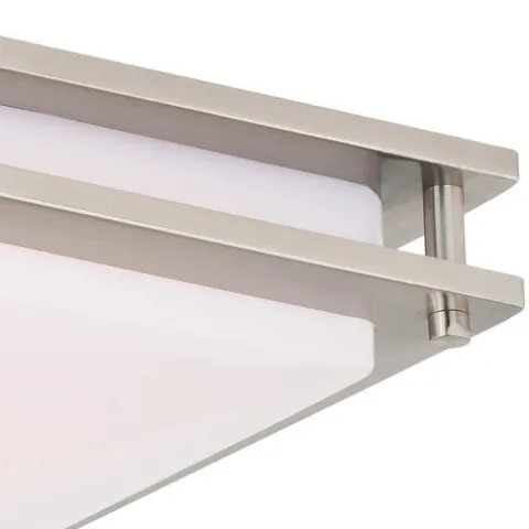 Flash Sale Patriot Lighting® Horizon Satin Nickel Flush Mount Ceiling Light