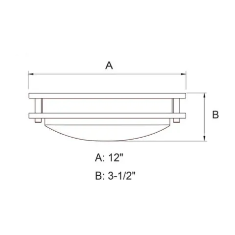Flash Sale Patriot Lighting® Horizon Satin Nickel Flush Mount Ceiling Light