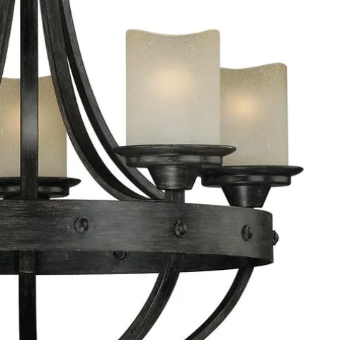 Flash Sale Patriot Lighting® Lancaster 5-Light Black Walnut Chandelier