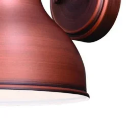 Flash Sale Patriot Lighting® Dualux Lincoln Brushed Copper Motion Sensor Outdoor Wall Light