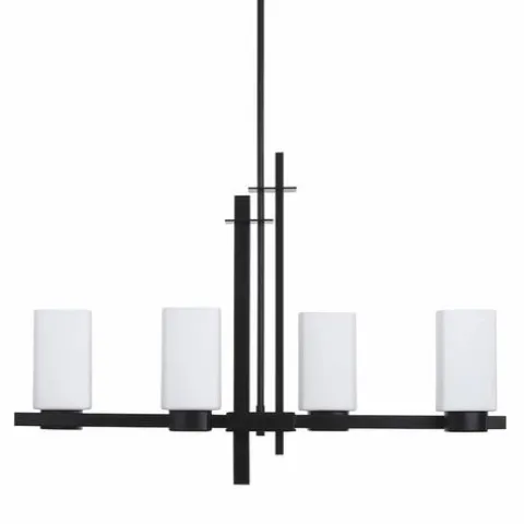 Flash Sale Patriot Lighting® Michael Matte Black 4-Light Island Light