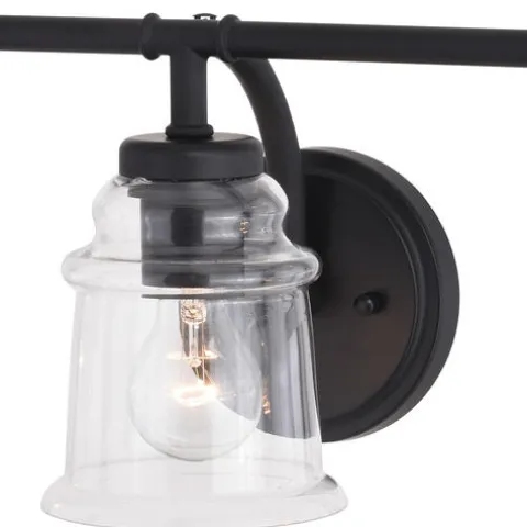 Flash Sale Patriot Lighting® Toledo Matte Black 3 Light Vanity Light