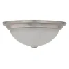 Flash Sale Patriot Lighting® Paula Satin Nickel 2-Light Flush Mount Ceiling Light – 2 Pack