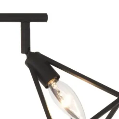 Flash Sale Patriot Lighting® Tribeck Matte Black 3-Light Fixed Track Light
