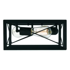 Flash Sale Patriot Lighting® Carah Matte Black 3-Light Flush Mount Ceiling Light