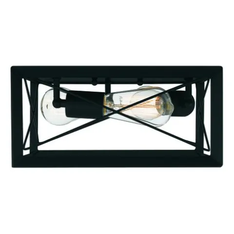 Flash Sale Patriot Lighting® Carah Matte Black 3-Light Flush Mount Ceiling Light