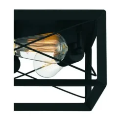 Flash Sale Patriot Lighting® Carah Matte Black 3-Light Flush Mount Ceiling Light