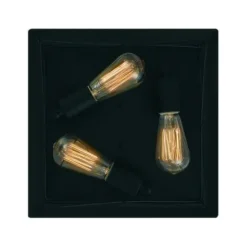 Flash Sale Patriot Lighting® Carah Matte Black 3-Light Flush Mount Ceiling Light