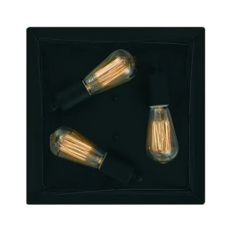 Flash Sale Patriot Lighting® Carah Matte Black 3-Light Flush Mount Ceiling Light