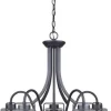 Flash Sale Patriot Lighting® Maeva 5-Light Graphite Chandelier