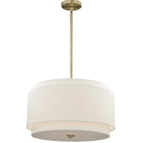 Flash Sale Patriot Lighting® Burnaby Matte Brass 4 Light Pendant