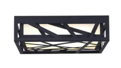 Flash Sale Patriot Lighting® Adah Matte Black Integrated Led Flush Mount Ceiling Light