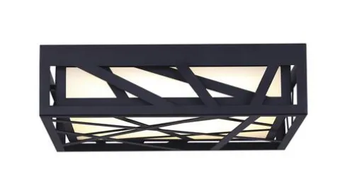 Flash Sale Patriot Lighting® Adah Matte Black Integrated Led Flush Mount Ceiling Light