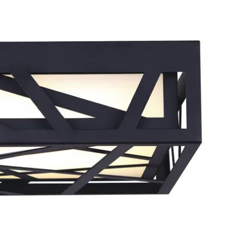 Flash Sale Patriot Lighting® Adah Matte Black Integrated Led Flush Mount Ceiling Light