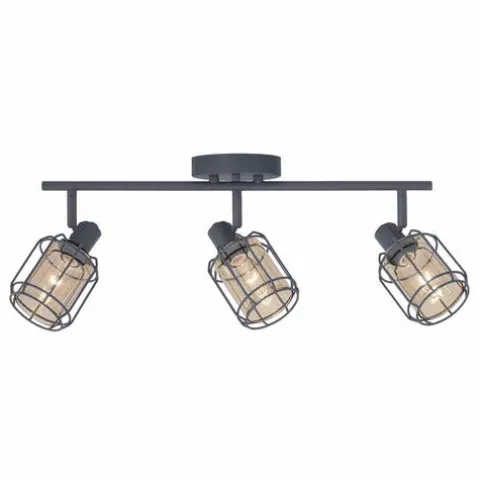 Flash Sale Patriot Lighting® Dorian Matte Gray 3-Light Track Light