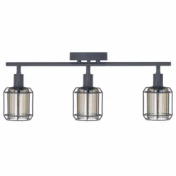 Flash Sale Patriot Lighting® Dorian Matte Gray 3-Light Track Light