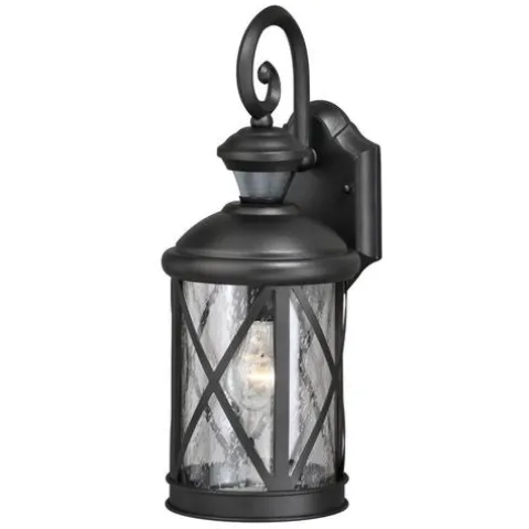 Flash Sale Patriot Lighting® Dualux Black Motion Sensor Outdoor Security Wall Light
