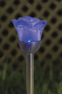 Flash Sale Patriot Lighting® Solar Integrated Led Rose Landscape Light