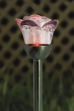 Flash Sale Patriot Lighting® Solar Integrated Led Rose Landscape Light