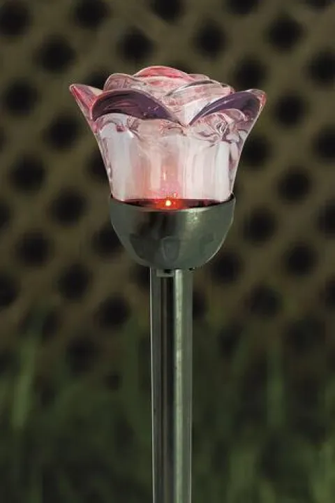 Flash Sale Patriot Lighting® Solar Integrated Led Rose Landscape Light