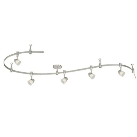 Flash Sale Patriot Lighting® Sutton 5-Light Silver Led Flexible Track Lighting Set