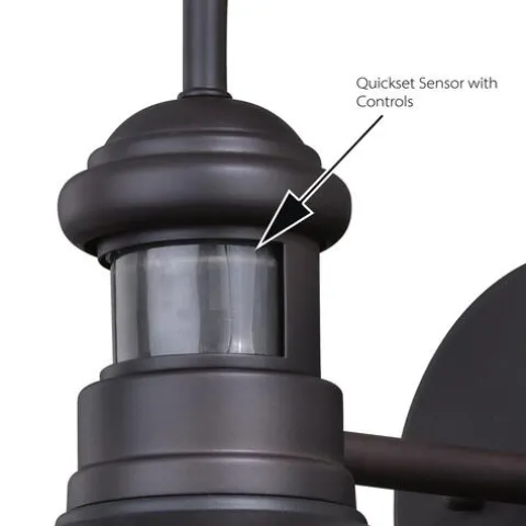 Flash Sale Patriot Lighting® Dualux® Franklin Oil-Burnished Bronze Outdoor Wall Light