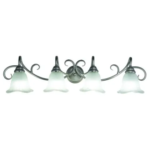 Flash Sale Patriot Lighting® Bella Brushed Nickel 4 Light Vanity Light